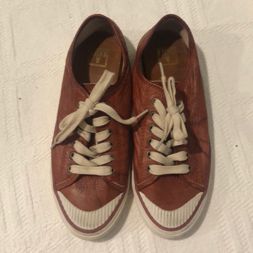 Frye low-rise Red Leather Sneaker (8)